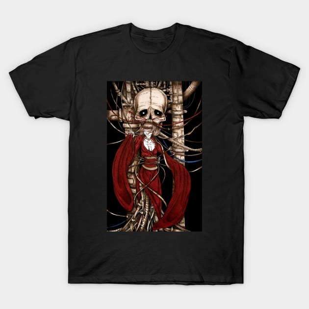 Cyberpunk geisha T-Shirt by Dracuria